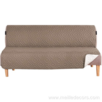 Reversible Armless Futon Cover Fit Sitting Width 70"